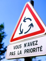 French Roadsign 200